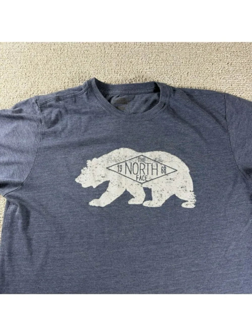 The North Face Bear Short Sleeve T-shirt Blue Men’s Size Large